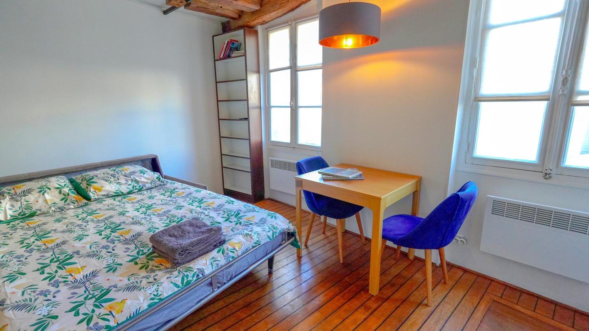 Romantic Studio At Quartier Latin Paris Bagian luar foto